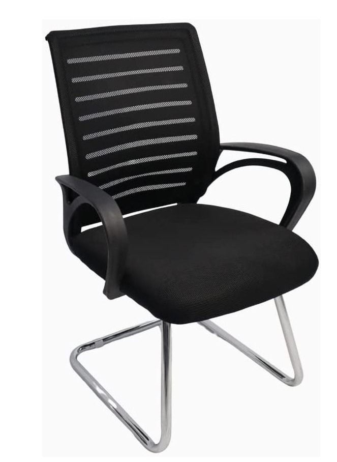 KARNAK Karnak Mesh Guest Chair For Visitors With Mesh Upholstery And Breathable Fabric, Comfortable Mesh Ergonomic Modern Furniture For Visitors Meeting Groups  - Image 1