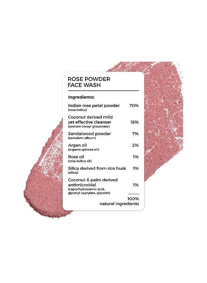 Brillare Rose Face Wash 30g