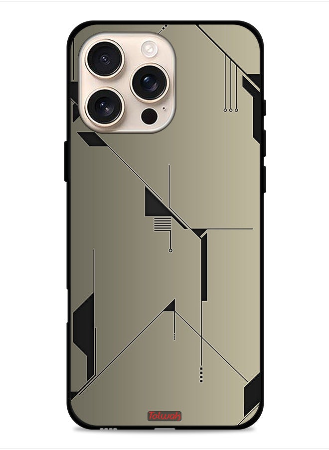 Apple iPhone 16 Pro Max Protective Case Cover Minimalism Abstract Digital Art