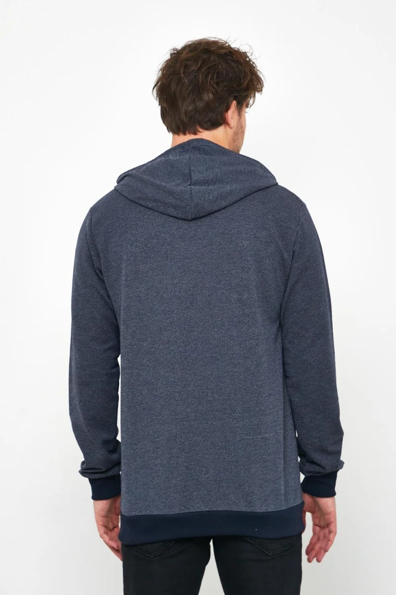mmetalic Men's Sweatshirt Hooded Pocket Regular Fit