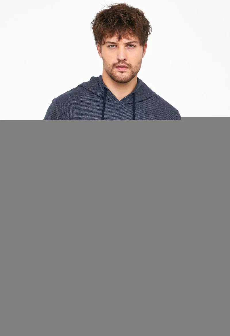 mmetalic Men's Sweatshirt Hooded Pocket Regular Fit