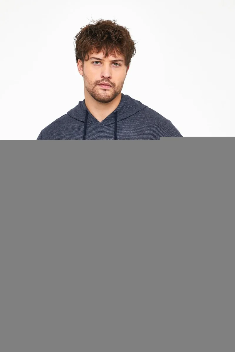 mmetalic Men's Sweatshirt Hooded Pocket Regular Fit