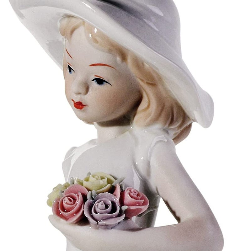 MTME Porcelain Figurine  Thinking of You  Memorabilia  Wedding Gifts  Statue Home dcor - Image 4