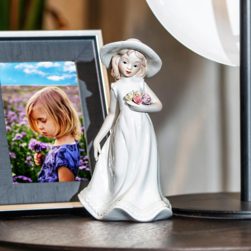 MTME Porcelain Figurine  Thinking of You  Memorabilia  Wedding Gifts  Statue Home dcor - Image 2