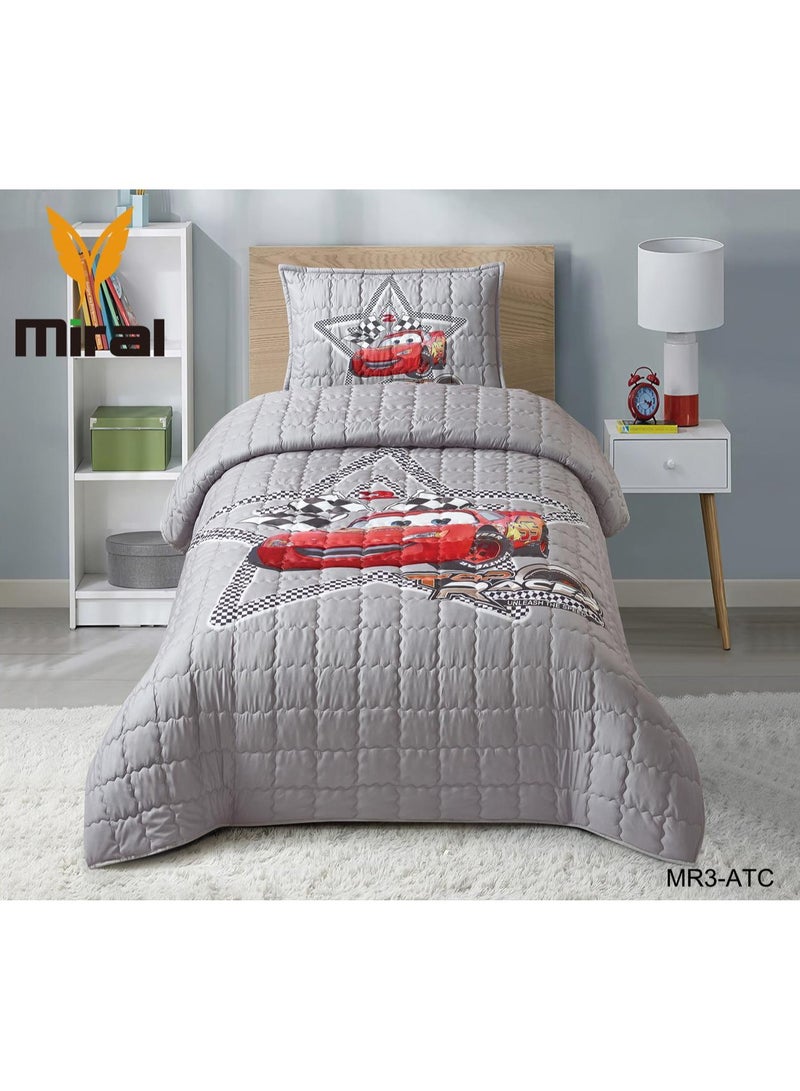 Miral High-Quality Compressed Cotton Kids Bedding Set – 3 Pieces (Comforter 210×160 cm, Fitted Sheet 200×120 cm, Pillowcase 70×45 cm) - Image 1