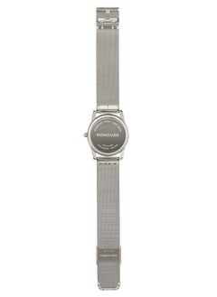 Manoush Manoush Shiny Eye Collection - Unisex Analogue Classic Quartz Silver Stainless Steel Mesh Wrist Watch - MSHSE05  - Image 2