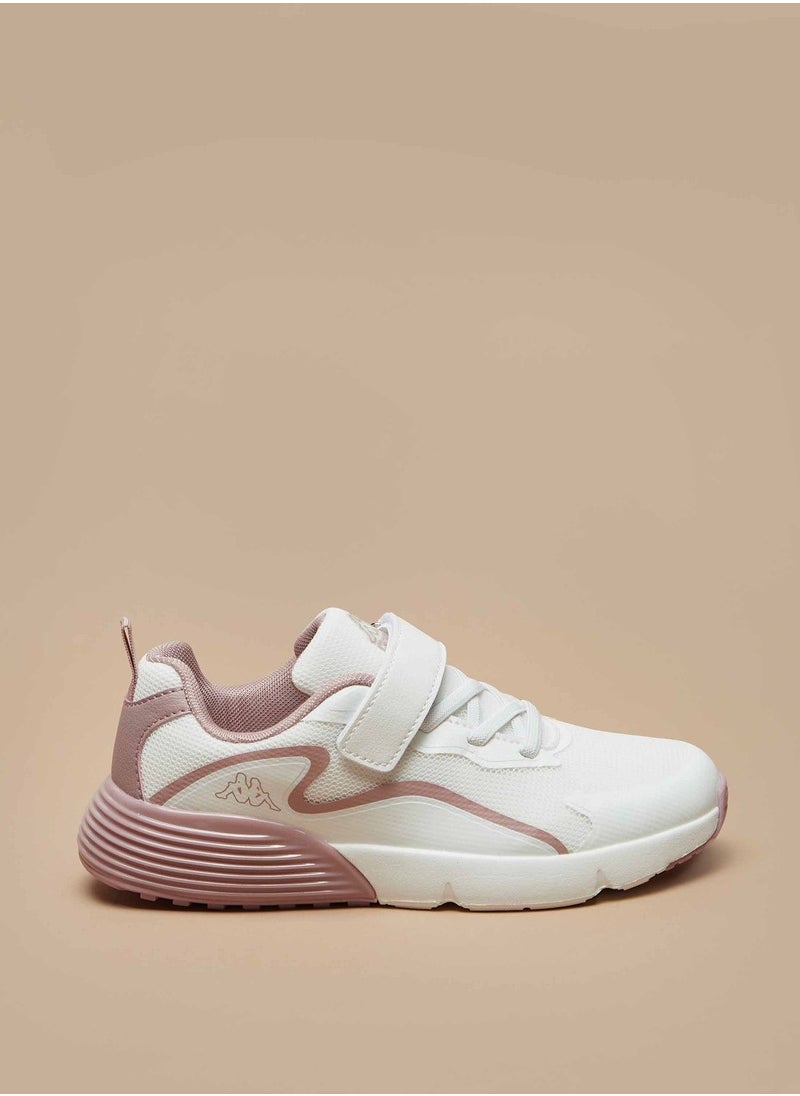 Kappa - Girls Panelled Sports Shoes with Hook and Loop Closure - Image 1