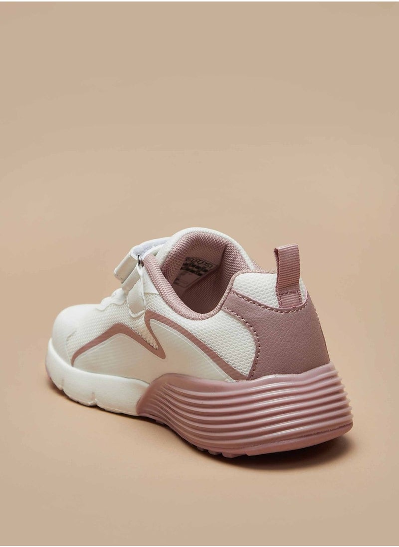 Kappa - Girls Panelled Sports Shoes with Hook and Loop Closure - Image 1
