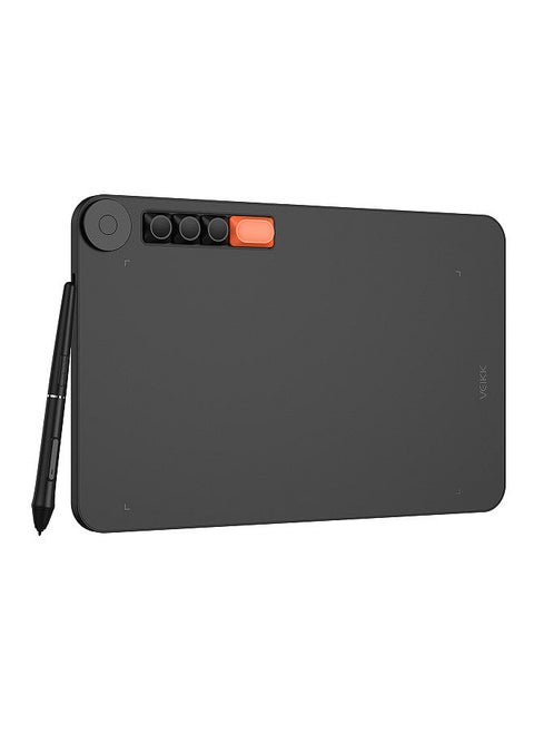 VO1060 Graphics Drawing Tablet 10 x 6 Inch Large Active Area 4 Express Keys & Dial 8192 Levels Pressure 290PPS Art Graphics Tablet