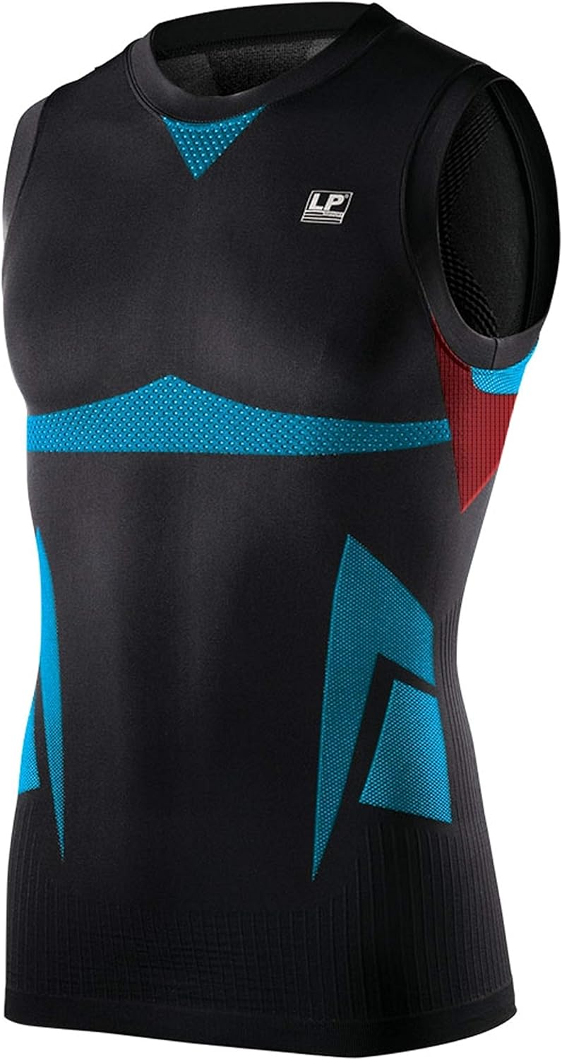 LP Support 234Z Waist Support Compression Top - Black - Image 2
