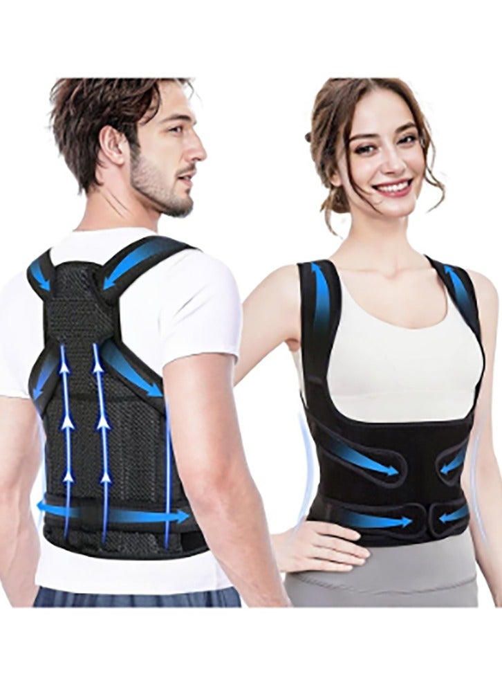 Bukela Back Brace and Posture Corrector for Women and Men Back Straightener Posture Corrector Scoliosis and Hunchback Correction Back Pain Spine Corrector Support Adjustable Posture Trainer - Image 1