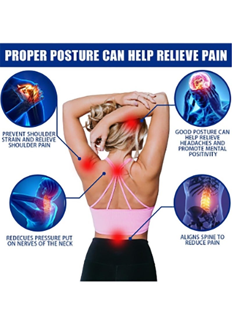 Bukela Back Brace and Posture Corrector for Women and Men Back Straightener Posture Corrector Scoliosis and Hunchback Correction Back Pain Spine Corrector Support Adjustable Posture Trainer - Image 5