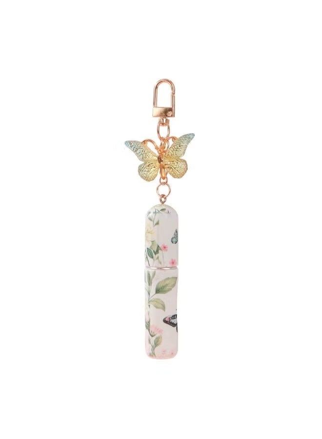 2-piece set of portable mini refillable perfume sprayer bottles, travel sprayer perfume filling bottles, perfume pump boxes, small perfume sprayers, travel and outdoor filling pump boxes, beautiful butterfly pendant perfume sprayer bottles - Image 4
