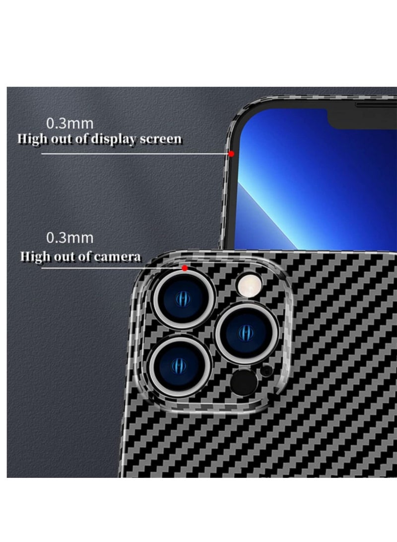 ELTRAZONE Personality Handsome Light Thin Carbon Fiber Pattern PC Phone case Compatible with iPhone 15 Pro Unique Comfortable Cool Shockproof Back Cover - Image 3