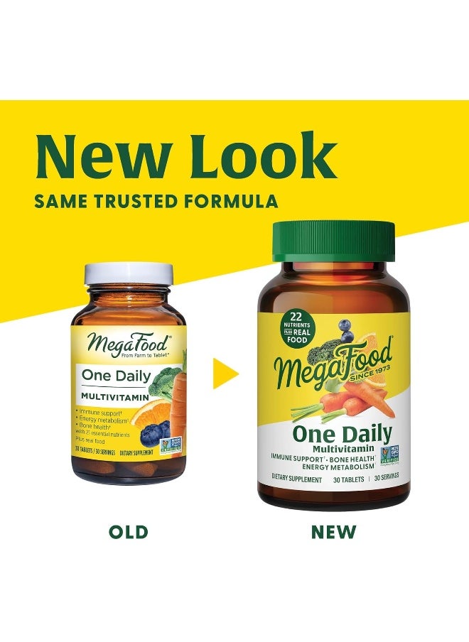 MegaFood One Daily - Supports Overall Health - Multivitamin With B Vitamins And Food Blend - Gluten-Free, Vegetarian, And Made Without Dairy - 60 Tabs  - Image 3