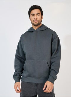 Oversized Fleece Kangaroo Pocket Heavyweight Hoodie - pzsku/ZF0B376E10E86F72E15ABZ/45/_/1732177568/5bf093ae-d843-44e9-a140-8a605db3a9fa