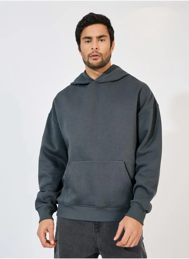 Styli Oversized Fleece Kangaroo Pocket Heavyweight Hoodie