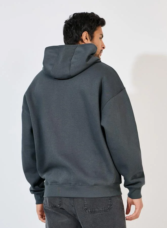 Styli Oversized Fleece Kangaroo Pocket Heavyweight Hoodie