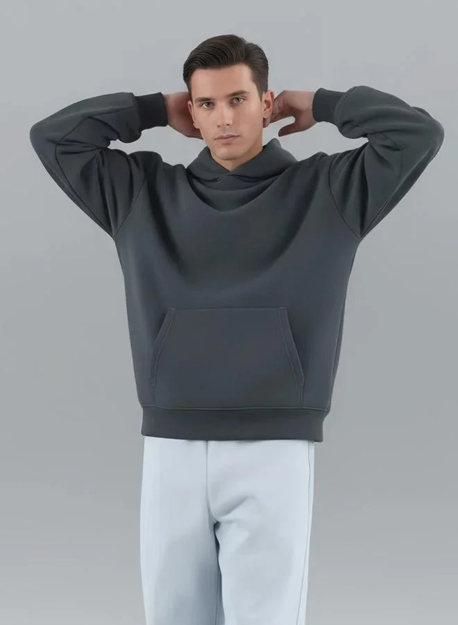 Styli Oversized Fleece Kangaroo Pocket Heavyweight Hoodie