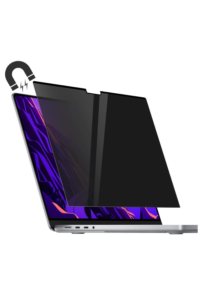 Generic MacBook Pro 14 Privacy Screen, Magnetic Removable Privacy Screen Compatible with Macbook Pro 14 inch 2021~2024 (M4/M3 /M2/M1 Chip/A2918/A2992/A2779/A2442), Anti-Peeping,Anti Blue Light and Anti Glare  - Image 1