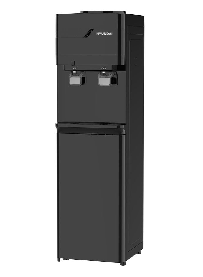هيونداي مبرد مياة هيونداي  2 حنفية اسود بدون حافظة بلمسة عصرية وفريون صديق للبيئة - Image 1