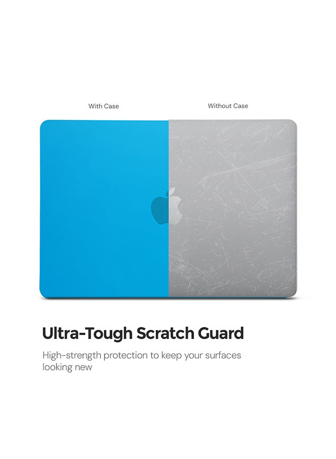 O Ozone Matte Case Compatible with MacBook Pro 14 inch (A2442,A2779,A2918,A2992)2021 (A3112,A3185,A3401)M4 2024 Case + Keyboard Cover & Protector,Blue - Image 2