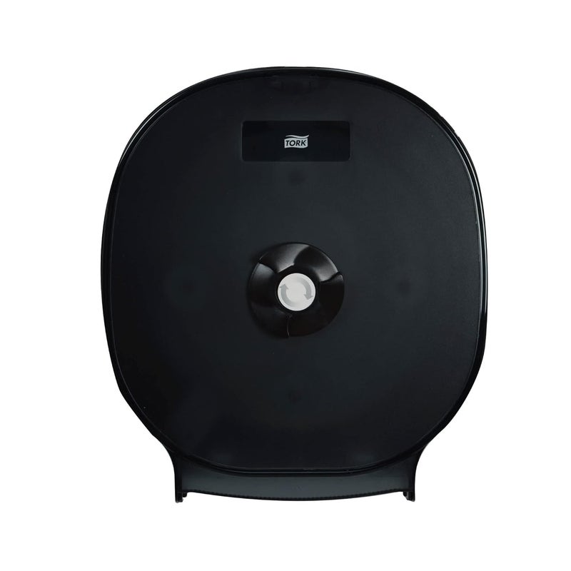 Tork Toilet Paper Roll Dispenser Black T34, 4-Roll Capacity, 88411 - Image 1
