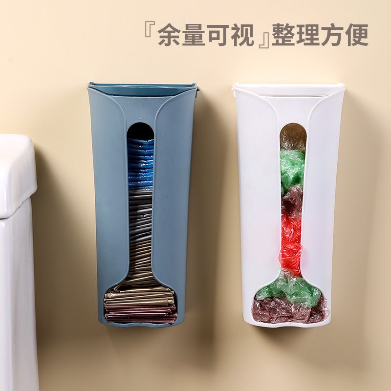 Garbage Bag Storage Artifact Plastic Bag Storage Box Kitchen Wall Hanging Garbage Bag Box Underwear Storage Box - Image 5
