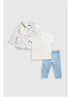 mothercare Leggings, T-Shirt and Jacket Set  - Image 1