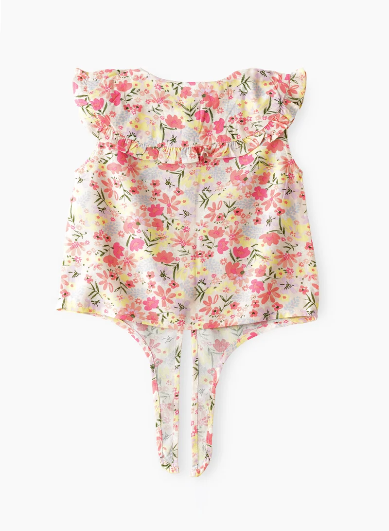 Jelliene Cozy Chic: Girls' Breathable Viscose Knit Blouse Soft Style & Spring Sunshine