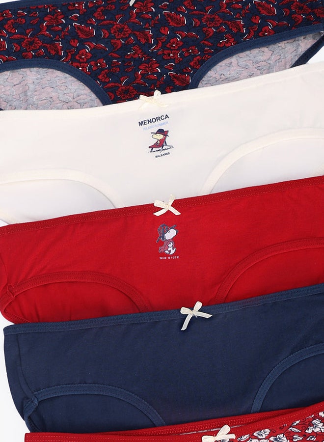 Carina Pack of 5 Colored Bikini Panties - Image 3