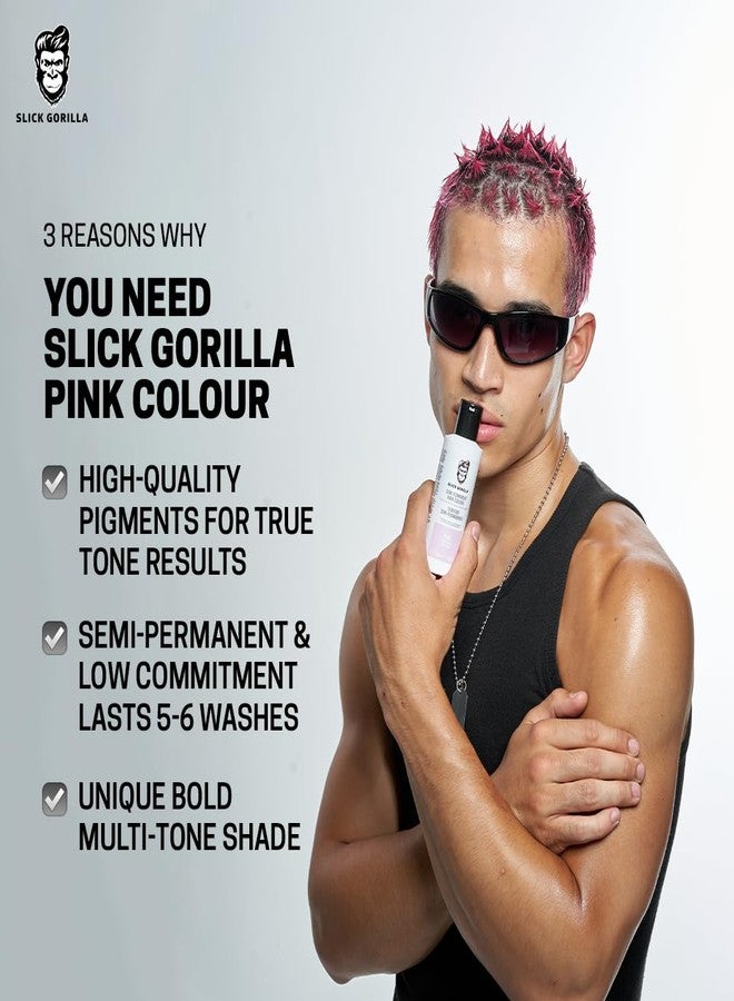 Slick Gorilla Semi Permanent Pink Colour, 0.03 Fl Oz (Pack of 1) - Image 2
