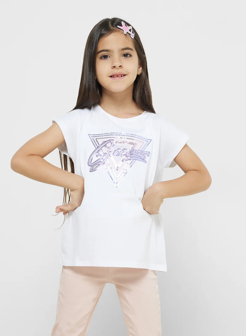جس Kids Logo T-Shirt