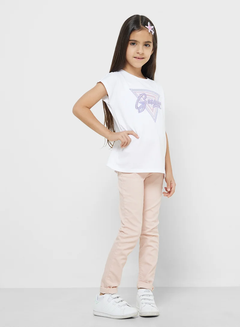 جس Kids Logo T-Shirt