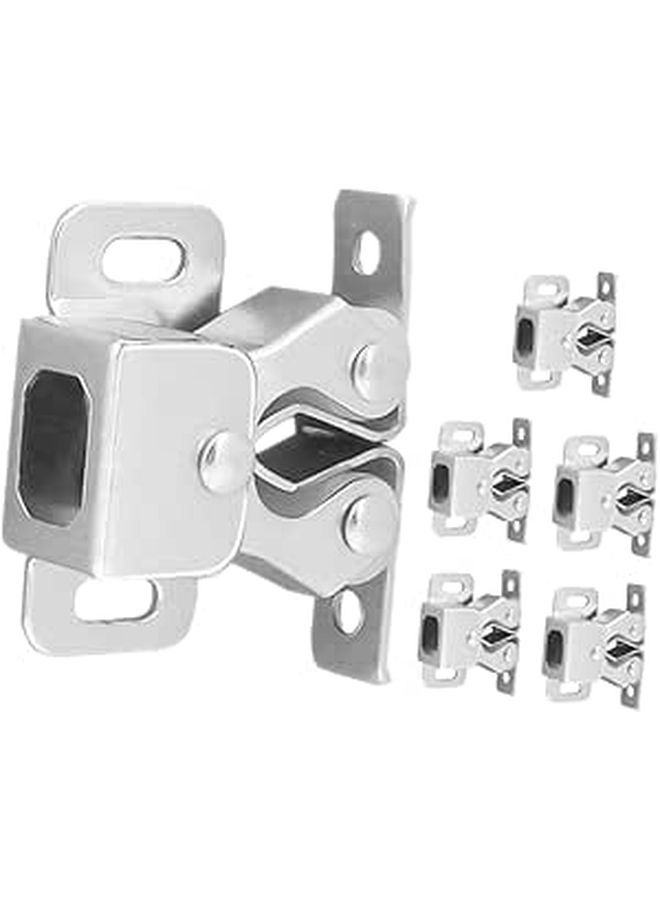 6Pcs Antique Nickel Closet Door Latches Metal Ball Catches Noise Reducing Spring Latches - Image 1