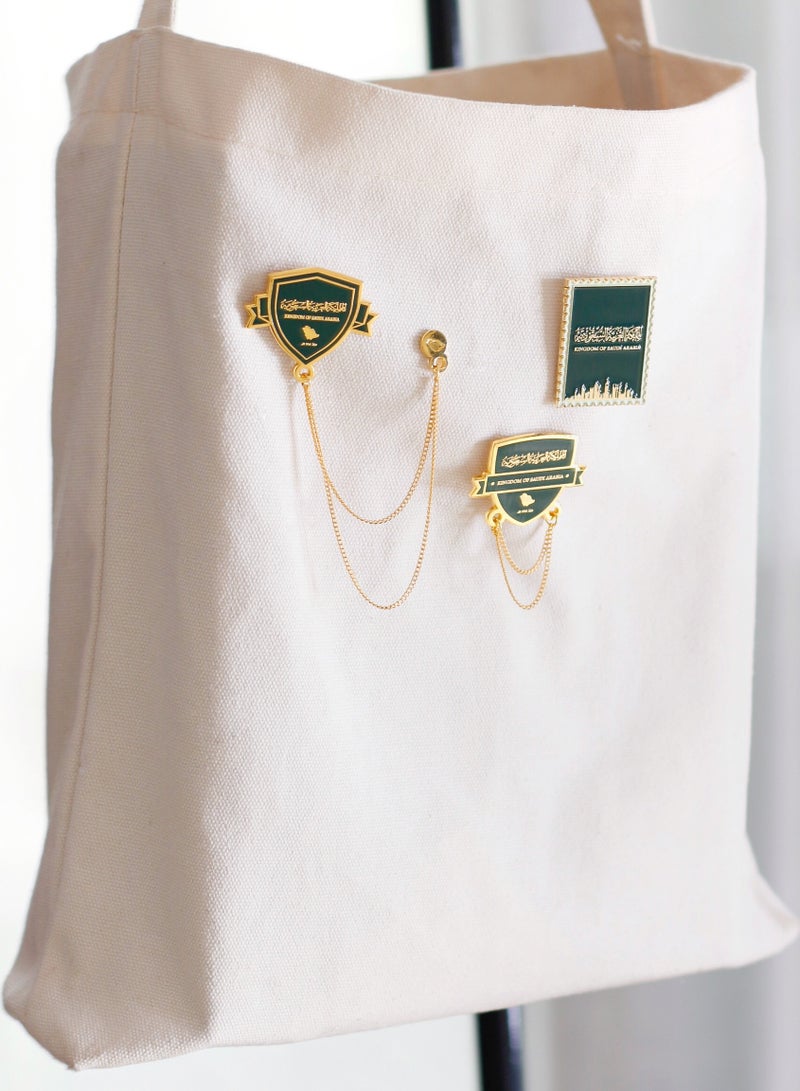 Saudi Arabia Pin/Brooch - Shield + Map - Image 4