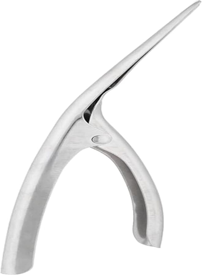 Spaceshoop Generic Stainless steel large peeler for shrimp crustaceans peeling 25x6 cm - silver