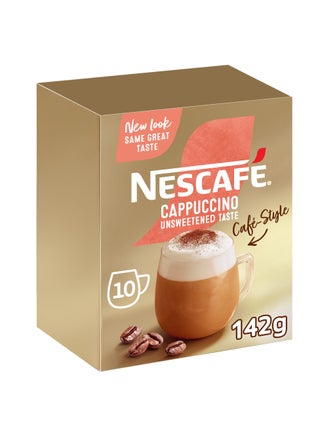 Cappuccino Coffee Mix Unsweetened Taste 10 Sachets 142gmgrams Pack of 10 - view 4