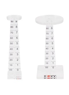 Dnd Flying Miniatures Combat Riser (Set Of 2) Acrylic Laser Cut Flight Stand Terrain From 0 To 9999 Ft Perfect For Dungeons And Dragons, Warhammer, D&D And Tabletop Rpg