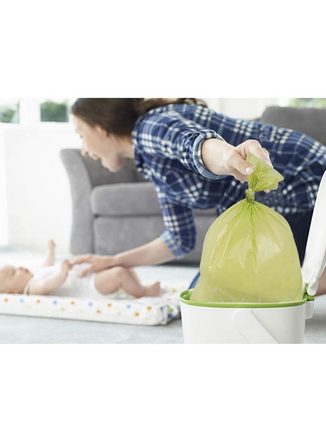 USBOO Baby Disposable Diaper Bags, Waste Bags 8 Refill Rolls/120 Bags with Dispenser, Convenient and Quick Diaper Disposal, Unscented - Image 5