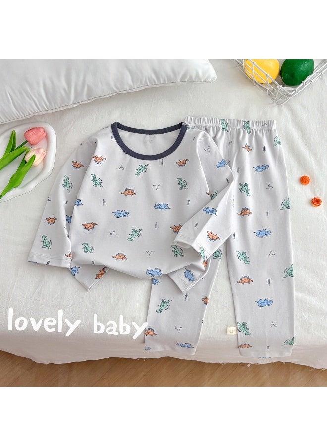 Cotton Kids Long Johns Set  Baby Underwears Warm Children Tops and Pants Girl Pajamas Boys Clothing Sets - Image 1