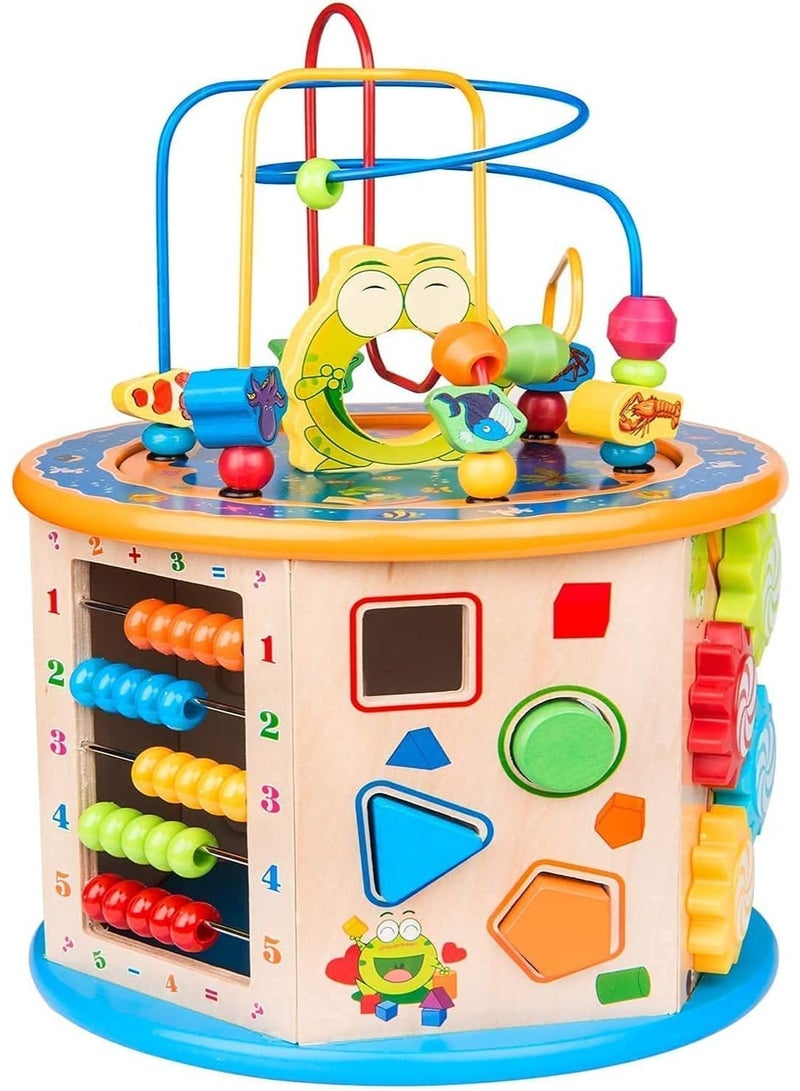 Education Wooden Multifunctional Game Intelligence Toy for Baby Infants  - Image 2