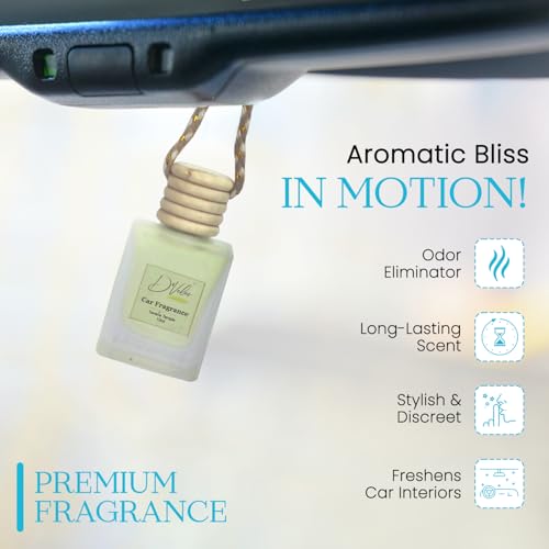 D'Velas D’Velas™ 40ml Car Freshener Diffuser Set – Long-Lasting Upto 120 Days | Serene Temple | No Paraben | 10ml Wooden Lid Bottle with 30ml Refill | Perfume Diffuser | Odor Eliminator for Car Interior - Image 2