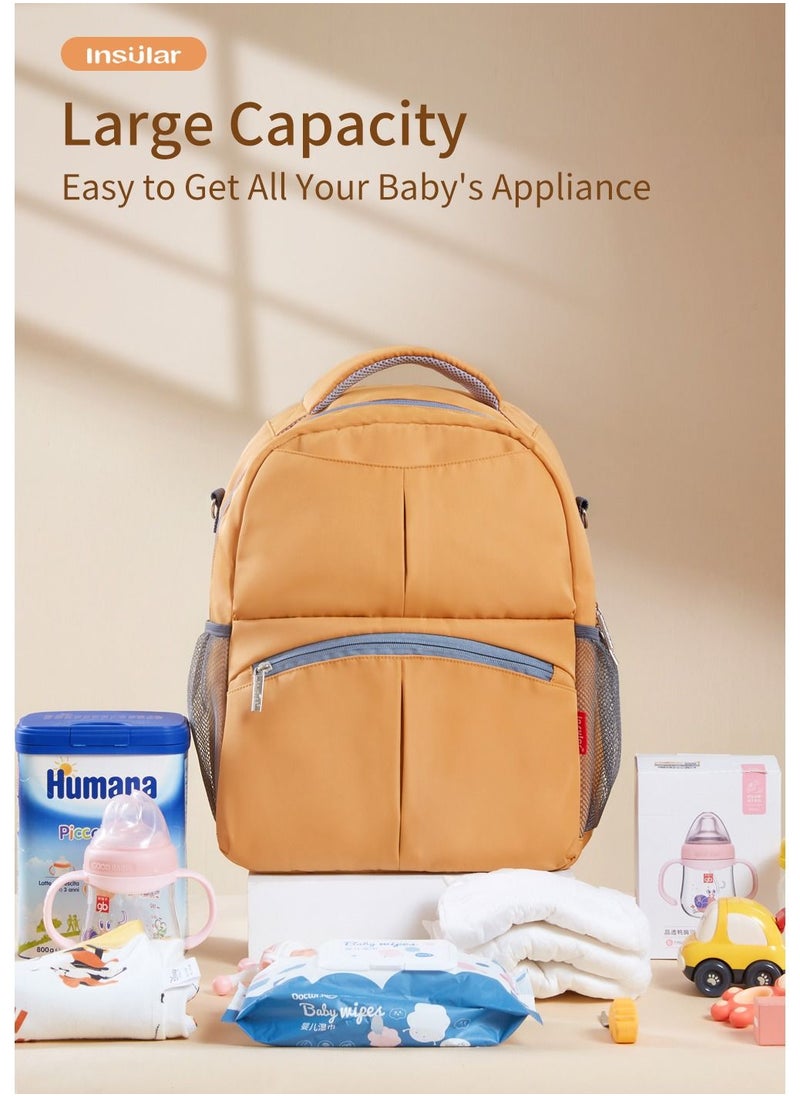 insular - Baby Diaper Bag With High-Quality Material And Adjustable Strap For Easy Carrying - Image 1