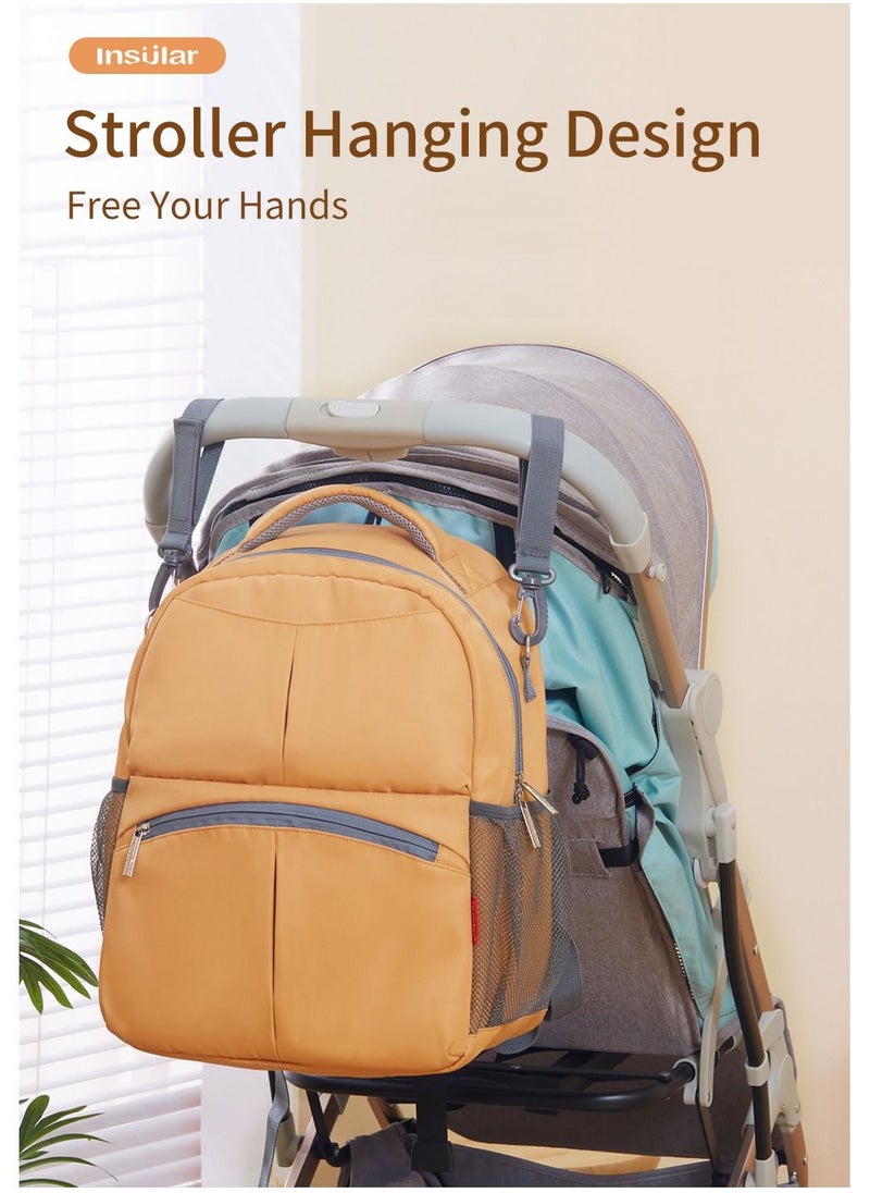 insular - Baby Diaper Bag With High-Quality Material And Adjustable Strap For Easy Carrying - Image 1
