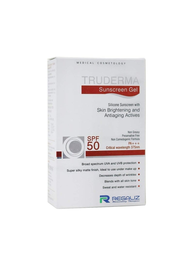 Regaliz truDERMA SPF-50 Sunscreen Gel - pzsku/ZF0B476A19F6484D6A740Z/45/_/1732688013/267b1c8b-72ce-431a-b046-53ebefcbaa72