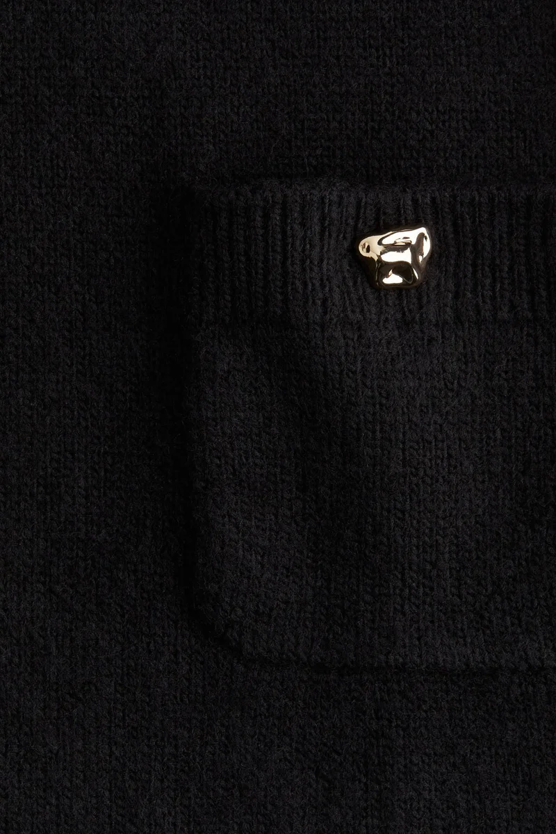 H&M MAMA Knitted flared-skirt dress