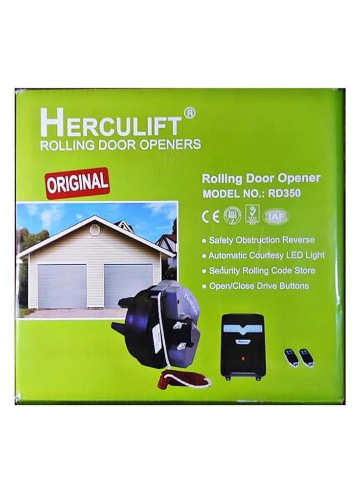 Herculift Garage Roll Door Opener Machine With 2 Remote - Image 2