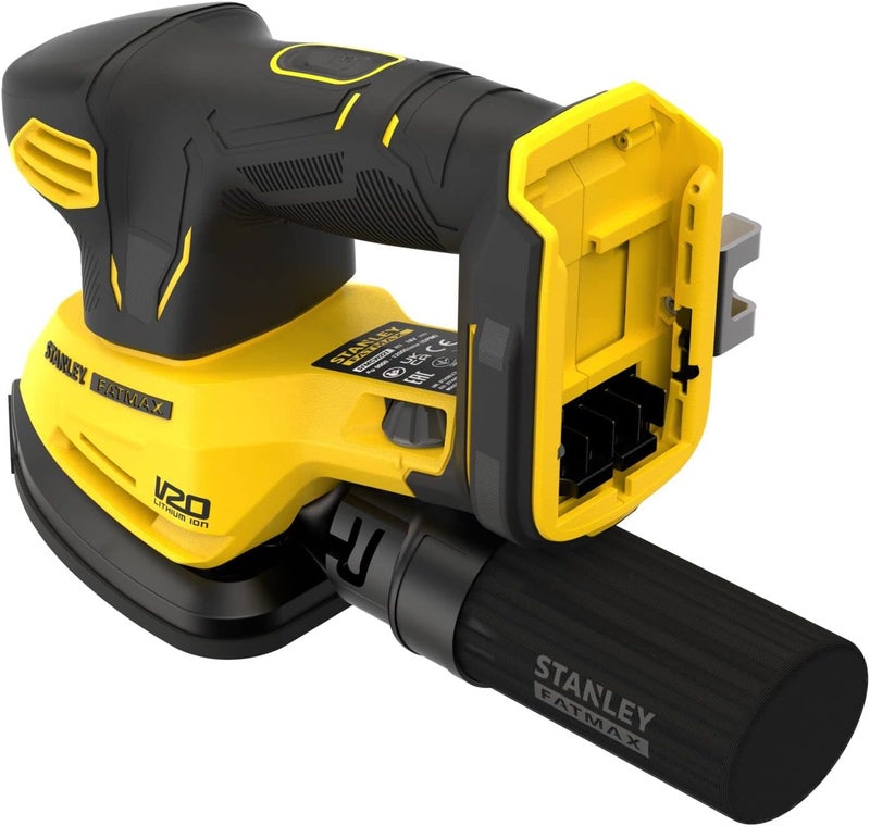 ستانلي Lijadora Detalles V20 Li-Ion 18V، سرعة متغيرة 9.000-12.000 Opm، قاعدة الحجم 110 مم/سم²، توصيل للشفاطات. - Image 4