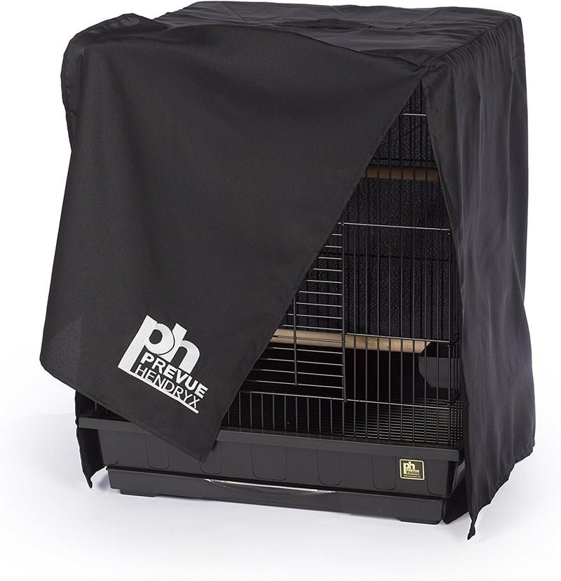 PH Prevue Hendryx Universal Bird Cage Cover - Medium Size, Black - Image 2